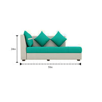 L Shape 7 Seater Sofa Set for Living Room, Hotels & Lounge | L Shape Sofa with Center Table and 2 Puffy & Comfortable Cushion