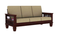 Wooden Solid Sheesham Wood 5 Seater Sofa Set | Five Seater Sofa for Office & Lounge | 3+1+1 Seater Sofa Sets for Home