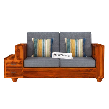 Sheesham Wooden 2 Seater Sofa Set for Living Room Furniture