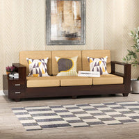 Wooden Sheesham Teak Wood Sofa Set 3 Seater | Furniture Living Room | 3 Seater Sofa Set Wooden | Office Furniture Sofa Set