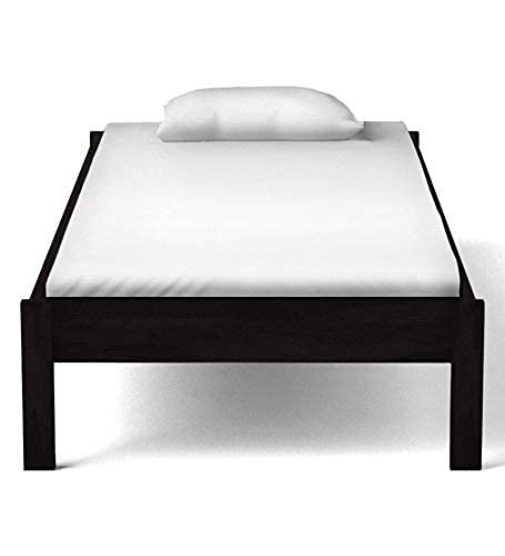 Saamenia Furnitures Wooden Single Size Bed for Bed Room | Solid Wood Bed | Wooden Bed |Single Size Wood Bed | (Sheesham Wood, Warm Chestnut) |
