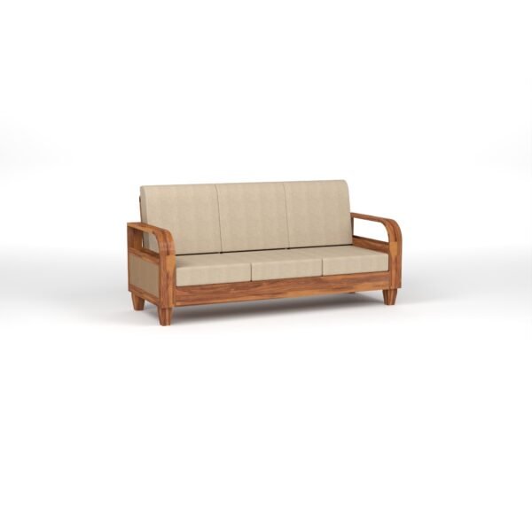 sofa set 1 (Honey Finish, 5 Seater Sofa 3+2 with Coffee Table, Curve Cane Sofa)