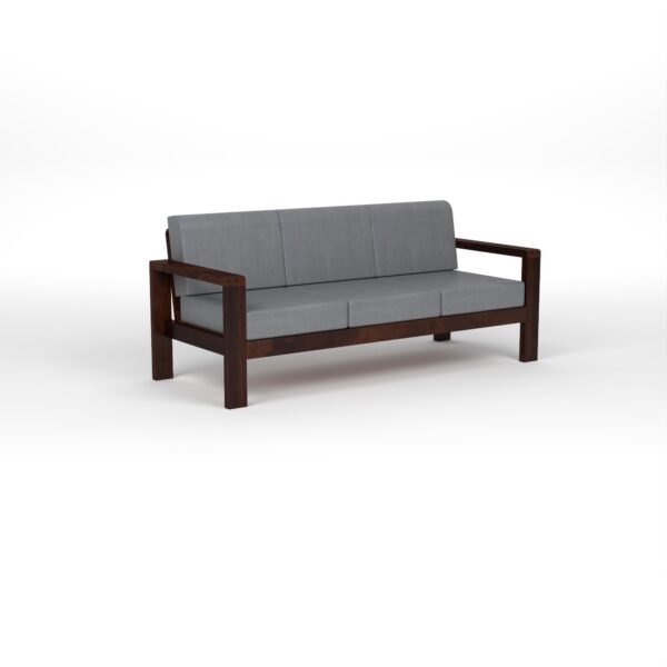 sofa set 1 (Walnut Finish, 7 Seater Sofa 3+2+2, Edge Sofa)