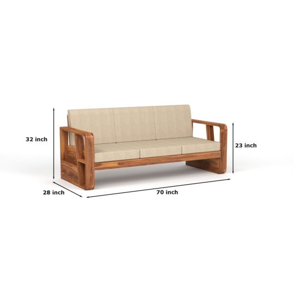 sofa set 1 (Honey Finish, 5 Seater Sofa 3+2, Utility Sofa)
