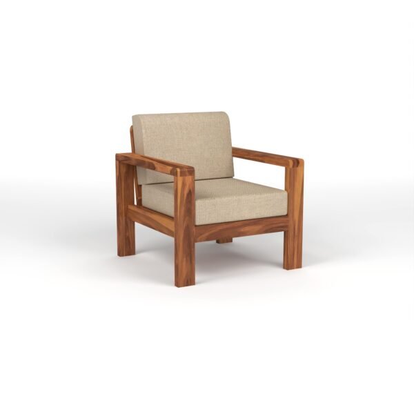 sofa set 1 (Honey Finish, 4 Seater Sofa 2+2, Edge Sofa)
