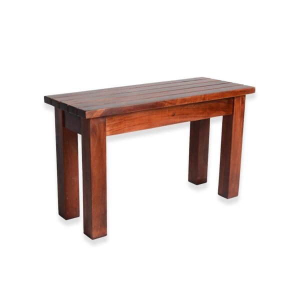 SAAMENIA FURNITURES Solid Sheesham Wood Bench for Living Room | 2 Seater Wooden Bench  (Brown Finish)