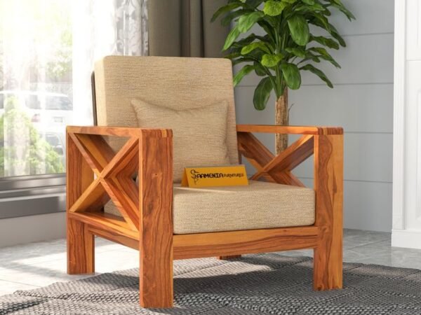 Mamta Furniture 3 Seater Fabric Sofa Set | L Shape | Natural Linen Finish Premium Upholstery Durable Wood Frame | Living Room | 3+2 Configuration | Drawing Room