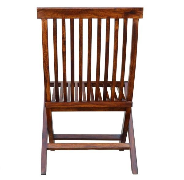 Saamenia Furnitures Solid Sheesham Wooden 2 Chair Dining Table Set For Living Room Furniture – Walnut Finish