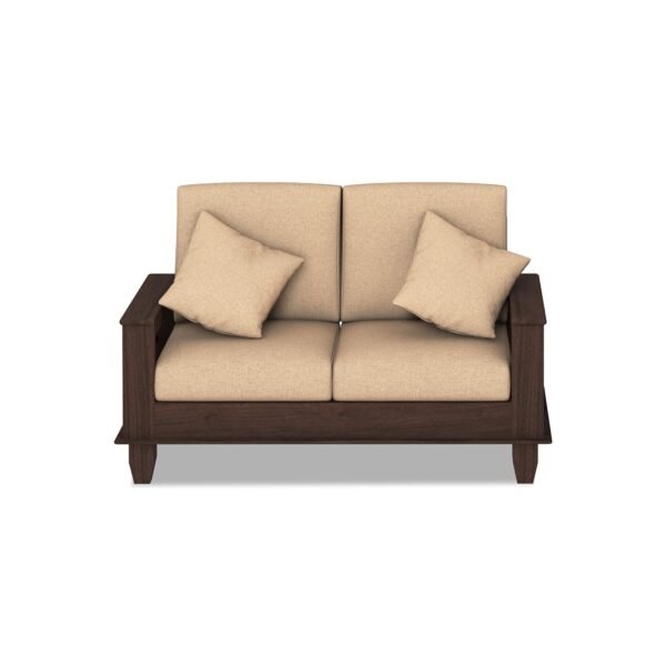 SAAMENIA FURNITURES Wooden 6 Seater Sofa Set for Living Room | 3+2+1 Seater Sofa for Office & Lounge | Six Seater Sofa Sets for Home | Sheesham Wood Walnut Finish