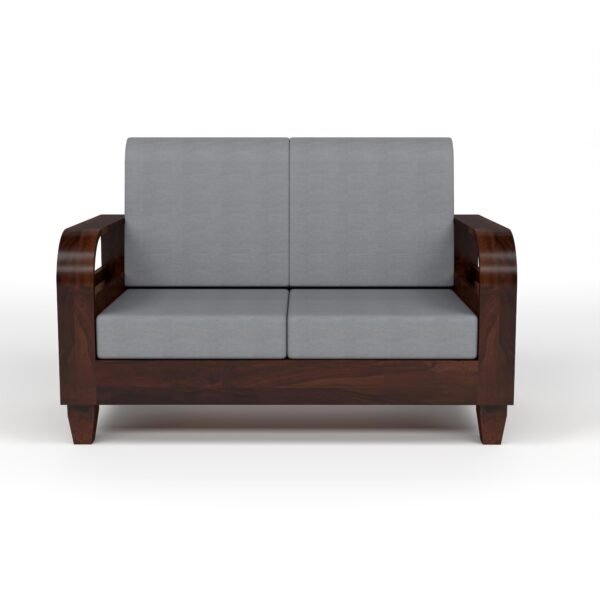 sofa set 1 (Walnut Finish, 7 Seater Sofa 3+2+2, Curve Cane Sofa)