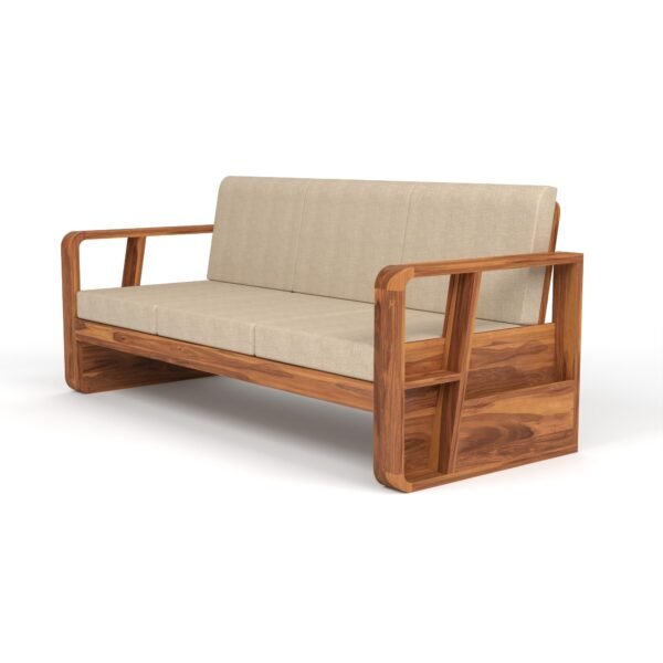 sofa set 1 (Honey Finish, 5 Seater Sofa 3+1+1, Utility Sofa)