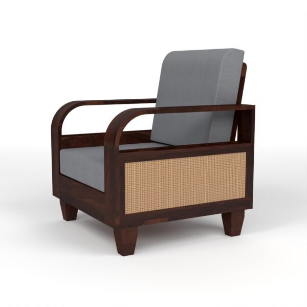 Mamta Furniture Solid Sheesham Wood 5 Seater Sofa Set 3+1+1 | Durable | Living Room | Drawing Room | Without Pillow