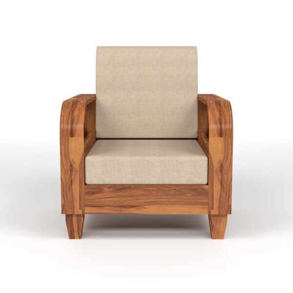 sofa set 1 (Honey Finish, 5 Seater Sofa 3+1+1 with Coffee Table, Curve Cane Sofa)