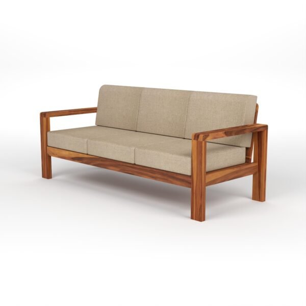 sofa set 1 (Honey Finish, 7 Seater Sofa 3+2+2, Edge Sofa)